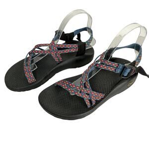 Chaco ZX/1 Comfort Sports Sandals Blue Pink Hiking Water Women Size 9